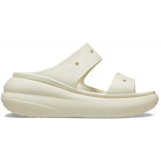 Crocs Women's Crush Sandal Beige Platform Sandal with 2 Straps for Women Sizes 41 42 Comfort and Style Lightweight Design Perfect for Summer - Crocs - Image 2