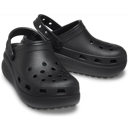 Crocs Kids Cutie Classic Clog Black Flatform with Customizable Backstrap, Sizes 28 29. Elevated Design for Children, Comfortable & Stylish. Perfect for Everyday Wear. - Crocs - Image 3