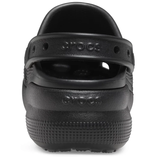 Crocs Kids Cutie Classic Clog Black Flatform Comfortable Lightweight Customizable Backstrap for Jibbitz Charms Sizes 30 31 - Crocs - Image 4