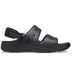 Crocs Unisex All Terrain Sandals Black 34 35 Adjustable Straps - Crocs