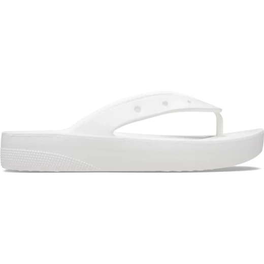 Crocs Classic Platform Flip Sandals White 34 35 Women's Comfort - Crocs - Image 2