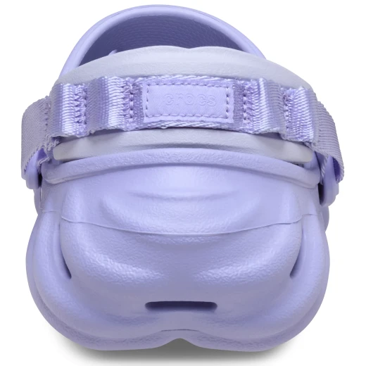 Crocs Unisex Echo Clog Purple Lightweight Comfort Water Friendly 34 35 Sport Inspired Streetwear Style Breathable Ventilation Ports Easy Clean Quick Dry Heel Pad Jibbitz Compatible - Crocs - Image 5