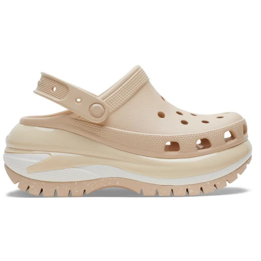 Crocs Women's Mega Crush Clog Beige Platform Sandals Sizes 34 35: Eye-Catching Style with Enhanced Rubber Tread and Customizable Backstrap for Jibbitz Charms Crocs Women's Mega Crush Clog Beige Platform Sandals Sizes 34 35: Eye-Catching Style with Enhanced Rubber Tread and Customizable Backstrap for Jibbitz Charms