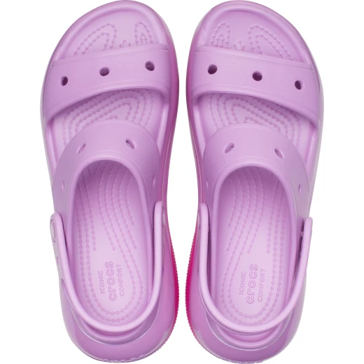 Crocs Classic Mega Crush Sandal for Women Pink Platform Shoes Sizes 37 38 with Enhanced Rubber Tread and Jibbitz™ Charm Holes Comfortable and Stylish - Crocs - Image 15
