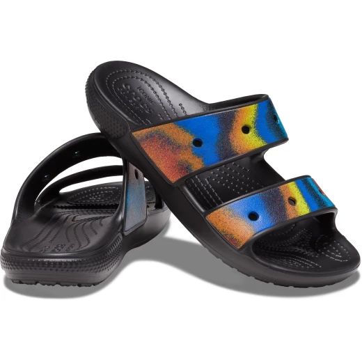 Crocs Unisex Classic Spray Dye Sandals Multicolor Size 36 37 - Crocs - Image 3