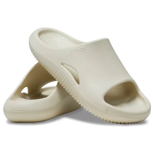 Mellow Unisex Recovery Slides Beige 34 35 Ultimate Comfort Footwear Featuring Soft LiteRide Foam for Relaxed Recovery and Everyday Bliss - Crocs - Image 8