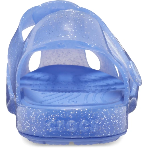 Crocs Toddlers Isabella Glitter Fisherman Sandals in Blue, Featuring Soft Gemlite Uppers, Closed Toe Design, Hook and Loop Closures, Sizes 19-20 for Little Ones - Crocs - Image 25