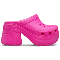Siren Women's Clog Pink High Heel Comfort Shoes Size 38 39 for a Night Out Alluring Feminine Design Personalization Options Sunrise to Sunset Vibe