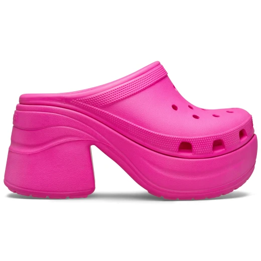 Siren Women's Clogs Pink High Heel Comfort 34 35, Alluring Design for Women, Perfect for Nights Out, Comfortable for Long Wear, Feminine Style, Sunset to Sunrise Ready - Crocs - Image 6