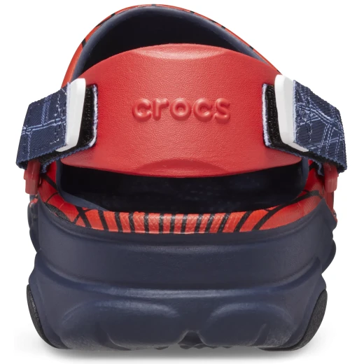 Crocs Kids Spider Man All Terrain Clog Red 28 29 Rugged Outsole Adjustable Strap Lightweight Comfortable Water Friendly - Crocs - Image 4