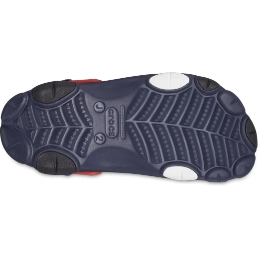 Crocs Kids Spider Man All Terrain Clog Red 34 35 Featuring Rugged Outsoles, Adjustable Turbo Straps, and Iconic Crocs Comfort for Adventures. Made of Lightweight Croslite Foam. - Crocs - Image 6