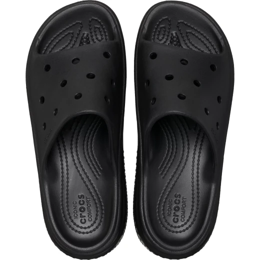 Stomp Collection Women's Stomp Slide Sandals Black Color Sizes 36 37 Chunky Sole Stylish Footwear - Crocs - Image 3