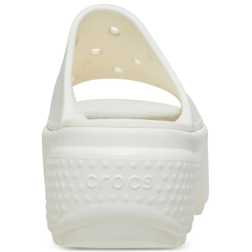 Stomp Collection Women's Off White Slide Sandals Sizes 34 35 Featuring Exaggerated Chunky Soles for a Bold and Stylish Look Perfect for Summer - Crocs - Image 13