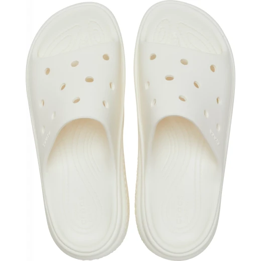 Stomp Collection Women's Off White Slide Sandals Sizes 34 35 Featuring Exaggerated Chunky Soles for a Bold and Stylish Look Perfect for Summer - Crocs - Image 15