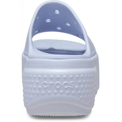 Stomp Collection Women's Stomp Slide Sandals in Blue for Sizes 37 and 38 Featuring Exaggerated Chunky Soles for a Bold and Stylish Look with Personalization Options - Crocs - Image 17