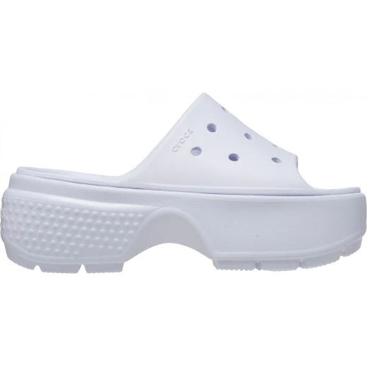 Stomp Collection Women's Stomp Slide Sandals in Blue for Sizes 37 and 38 Featuring Exaggerated Chunky Soles for a Bold and Stylish Look with Personalization Options - Crocs - Image 6