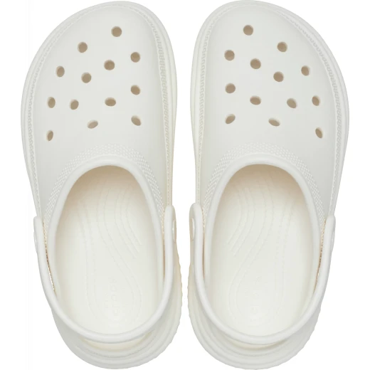 Stomp Collection Women's Off White Clogs 34 35, Featuring Exaggerated Chunky Soles for Bold Style and Lightweight Comfort, Perfect for Making a Statement with Eye Catching Design - Crocs - Image 23