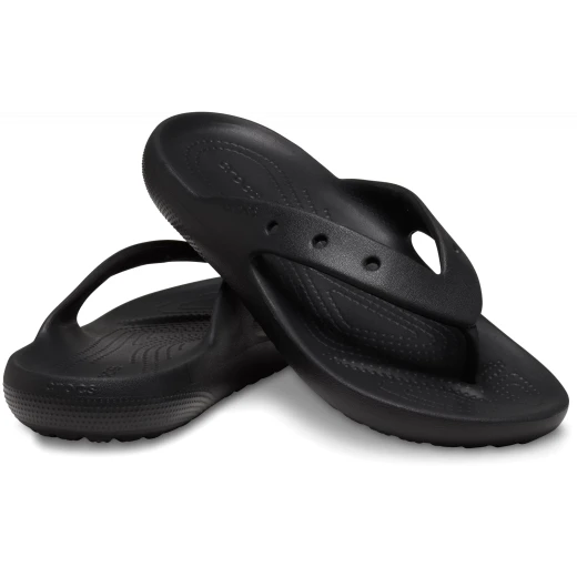 Crocs Unisex Classic Flip Sandals Black Size 34 35 Enhanced Iconic Crocs Comfort for All Day Wear Featuring Customizable Jibbitz Charms Perfect for Casual Outings and Beach Days - Crocs - Image 16