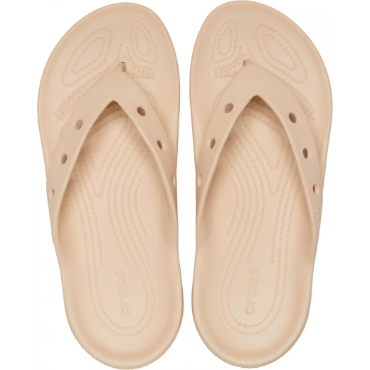 Crocs Unisex Classic Flip Sandals Beige Size 38-39: Experience Iconic Crocs Comfort™ with Updated Modernized Silhouettes, Perfect Fit, and Feel. Personalize with Jibbitz™ Charms! - Crocs - Image 15