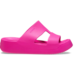 Crocs Women's Getaway Platform H Strap Sandals Pink Color Sizes 37 38 Comfortable Summer Footwear