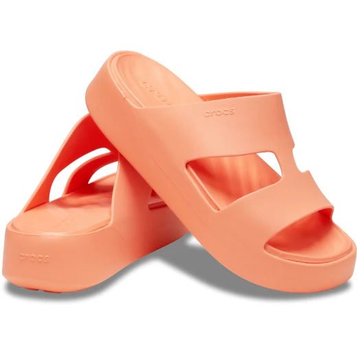 Crocs Women's Getaway Platform H Strap Sandals in Orange: Effortless Comfort with Free Feel Technology, Sizes 37 38. Perfect for all your Getaways! - Crocs - Image 4