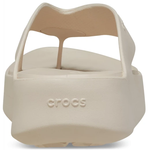 Crocs Women's Getaway Platform Flip Sandals with Free Feel Technology, Beige, Sizes 41-42. Experience Seamless Comfort and Stylish Silhouettes for Every Getaway. - Crocs - Image 5
