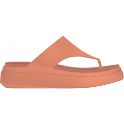 Crocs Unisex Getaway Platform Flip Sandals in Orange for Sizes 37 38 Featuring Free Feel Technology for Ultimate Comfort and a Seamless Design Perfect for Travel and Everyday Wear