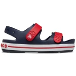 Crocs Kids Crocband Cruiser Sandal Navy Size 29 30: Adjustable Everyday Sandal for Kids, Featuring a Toe Bumper for Playground and Pool Adventures, and Ready for Jibbitz Charms - Crocs