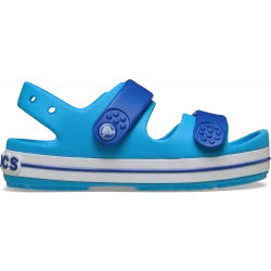 Crocs Toddlers Crocband Cruiser Sandal Blue Sporty Comfort Lightweight 24 25 Jibbitz Charm Holes Easy On Off Perfect for Little Feet Summer Fun Durable Design