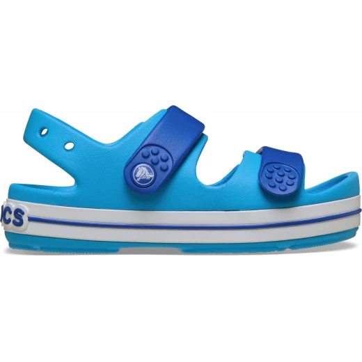 Crocs Toddlers Crocband Cruiser Sandal Blue Sporty Comfort Lightweight 24 25 Jibbitz Charm Holes Easy On Off Perfect for Little Feet Summer Fun Durable Design - Crocs - Image 2