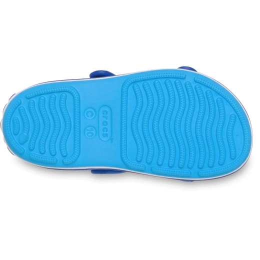 Crocs Toddlers Crocband Cruiser Sandal Blue Sporty Comfort Lightweight 24 25 Jibbitz Charm Holes Easy On Off Perfect for Little Feet Summer Fun Durable Design - Crocs - Image 5
