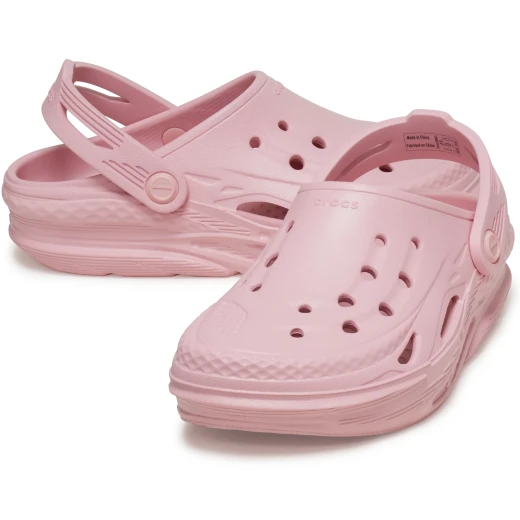 Crocs Kids' Off Grid Clog Pink Slip On Comfortable Footwear for Children Sizes 28 29 Lightweight Durable Design Perfect for Everyday Wear and Outdoor Activities - Crocs - Image 4