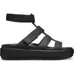 Brooklyn Luxe Gladiator Sandals for Women in Black, Sizes 38 and 39. Stylish and Comfortable Flat Sandals with a Modern Edge, Perfect for Everyday Wear and Special Occasions.