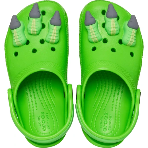 Crocs Toddler Classic I Am Dinosaur Clog Green 19 20 with Dinosaur Claw Design Lightweight Slip On Clogs for Little Kids Fun Footwear - Crocs - Image 15