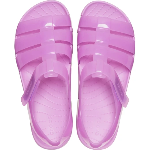 صنادل كروكس إيزابيلا جيلي للأطفال وردي 29 30 أحذية شاطئ مريحة - كروكس - Image 23