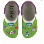 Crocs Toddlers Buzz Lightyear Classic Clog Multicolor with Exclusive Jibbitz Charms 20 21 Featuring Andy Signature Space Ranger Costume Design for Comfortable All Day Wear - Crocs