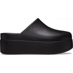 Dylan Platform Clog Women's Black Mules 36 37 Comfortable Slip On - Crocs