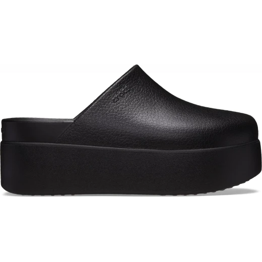 Dylan Women's Platform Clogs in Black: Stylish Mules for Women, Sizes 38 and 39. Featuring Comfortable Design and Elevated Silhouette for Everyday Wear and Special Occasions. - Crocs - Image 8