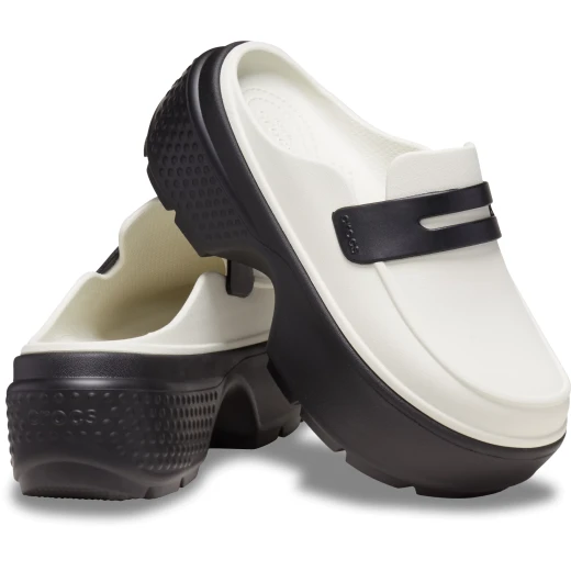 Stomp Women's Loafer Beige Slip On Shoes Featuring Chunky Exaggerated Soles, Contoured Sidewall Design For Maximum Comfort, Available in Sizes 41 42 - Crocs - Image 12