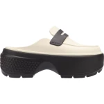 Stomp Women's Loafer Beige Slip On Shoes Featuring Chunky Exaggerated Soles, Contoured Sidewall Design For Maximum Comfort, Available in Sizes 41 42 - Crocs