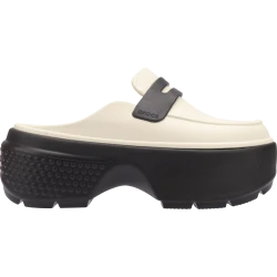 Stomp Women's Loafer Beige Slip On Shoes Featuring Chunky Exaggerated Soles, Contoured Sidewall Design For Maximum Comfort, Available in Sizes 41 42