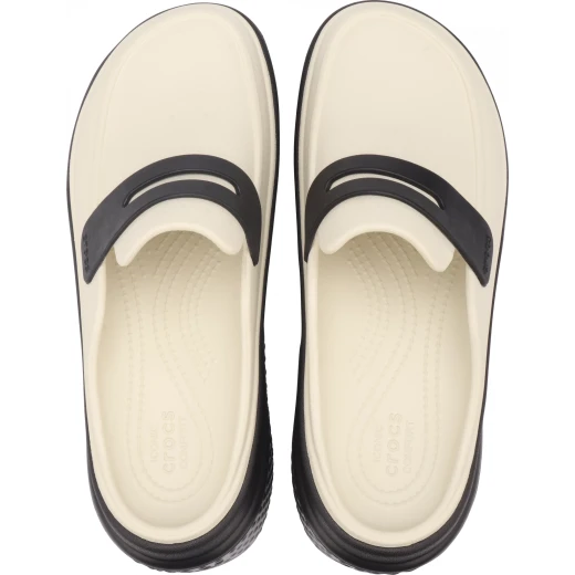 Stomp Women's Loafer Beige Slip On Shoes Featuring Chunky Exaggerated Soles, Contoured Sidewall Design For Maximum Comfort, Available in Sizes 41 42 - Crocs - Image 3