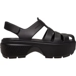 Stomp Fisherman Sandal Women's Black 36 37 Closed Toe Adjustable Strap - Crocs