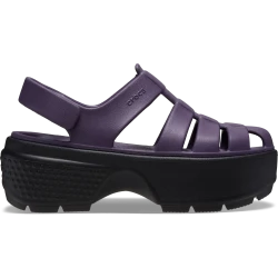 Stomp Women's Fisherman Sandal Purple Closed Toe Design Featuring Chunky Exaggerated Soles with Adjustable Back Strap for Sizes 36 37 Comfortable and Stylish