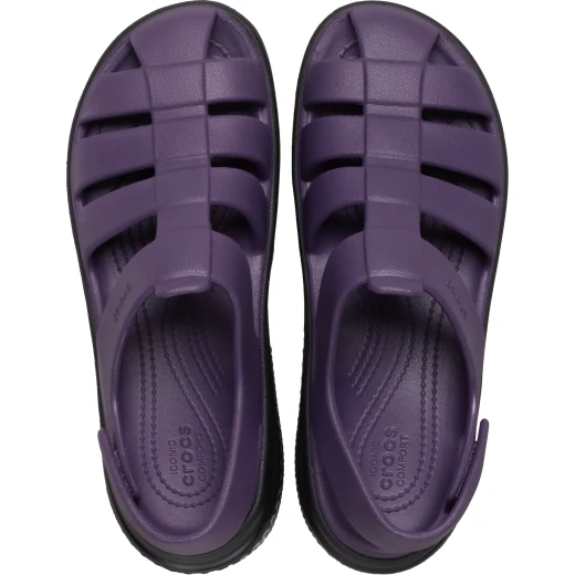 Stomp Women's Fisherman Sandal Purple Closed Toe Design Featuring Chunky Exaggerated Soles with Adjustable Back Strap for Sizes 36 37 Comfortable and Stylish - Crocs - Image 6