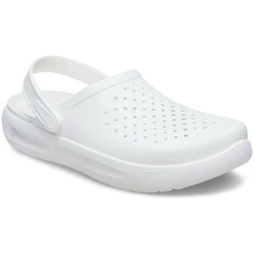 InMotion Unisex Clogs: Experience Unrivaled Comfort with LiteRide™ Technology & Free Feel Upper. Sporty Design, Supportive Footbed, White, Sizes 37-38. Perfect for Everyday Wear. - In motion - Image 3
