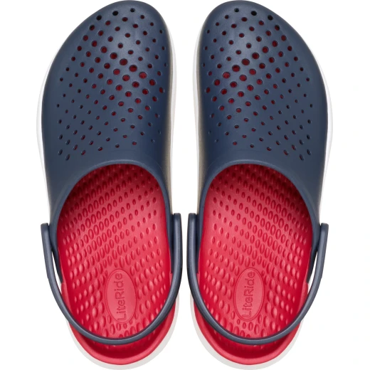 InMotion Unisex Clog: LiteRide Foam & Free Feel Technology, Navy, Sizes 34-35, Sporty Comfort for Men & Women - In motion - Image 4