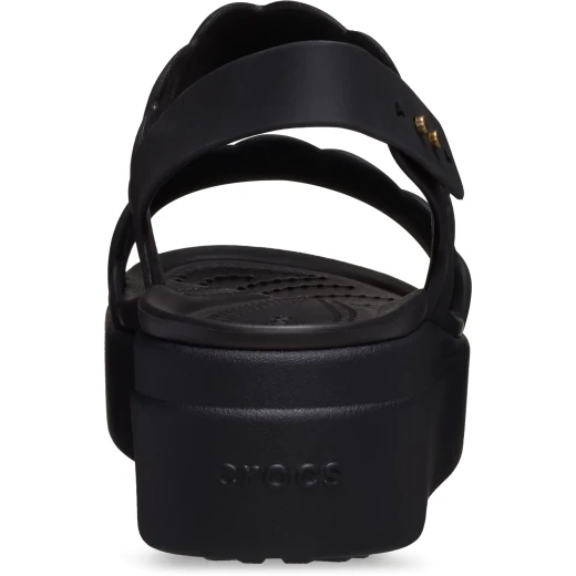 Crocs Brooklyn Women's Low Wedge Sandals in Black: Effortless Style and All Day Comfort Featuring LiteRide Foam Technology. Available in Sizes 41 42, Perfect for Work or Play. - Crocs - Image 5