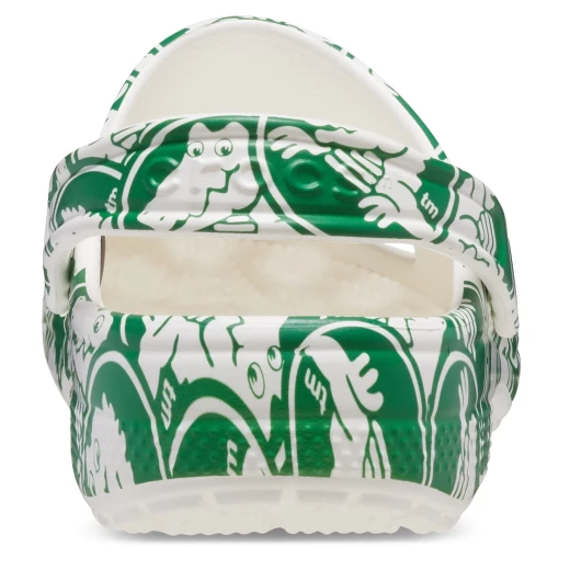 Crocs Kids Classic Duke Print Clog in Green: Comfortable, Lightweight Clogs for Children, Sizes 29-30, Featuring Ventilation Holes for Jibbitz Charms - Crocs - Image 5