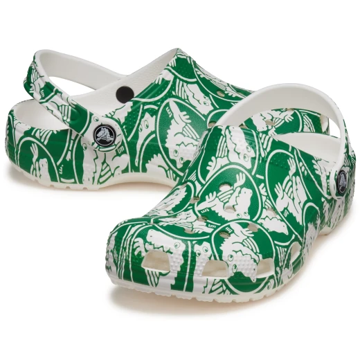 Crocs Toddlers Classic Duke Print Clog Green Size 19 20 Comfortable and Stylish Clogs with Fun Crocodile Graphic Design for Little Feet Perfect for Everyday Wear - Crocs - Image 4